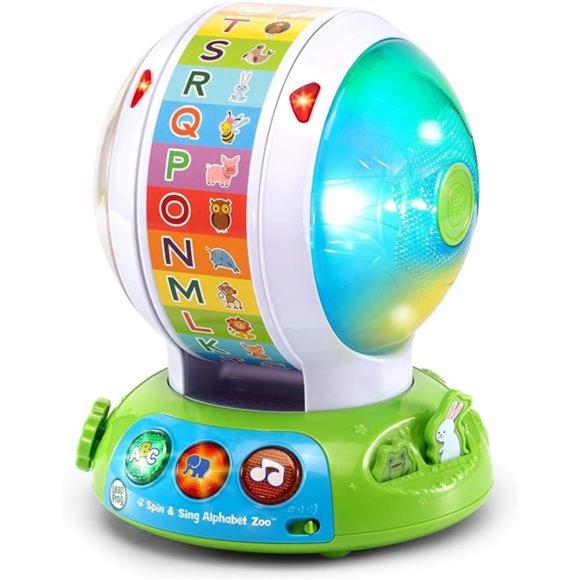LeapFrog Spin and Sing Alphabet Zoo for ages 6 months to 36 months, Blue - Picture 4 of 16